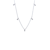 Collier Mirco Visconti Femme in Or blanc Diamante 0.46 Ct ABA1314 - ABA1314